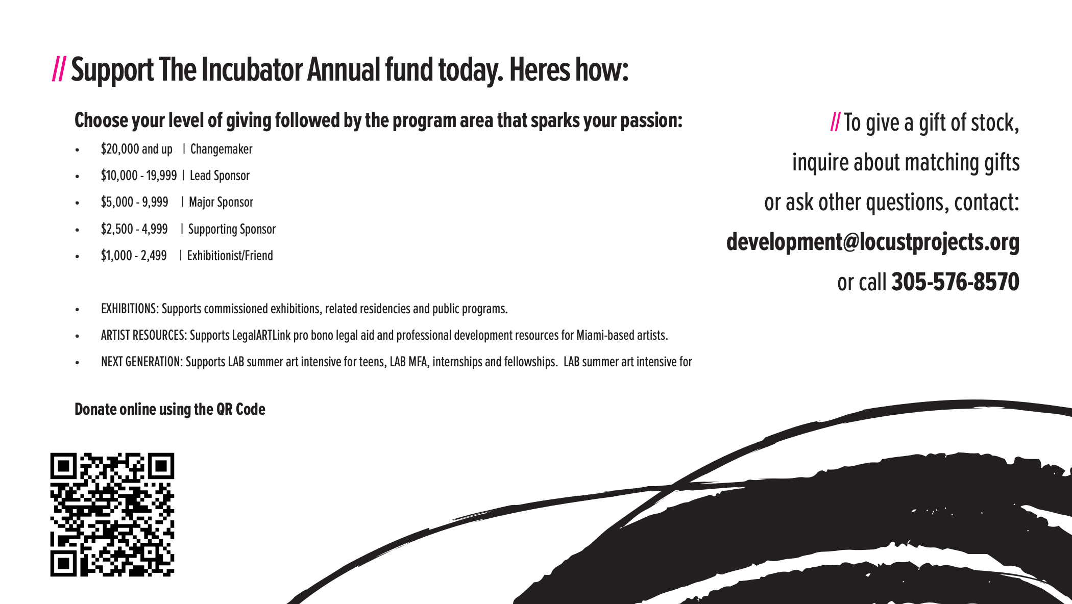The Incubator Annual Fund