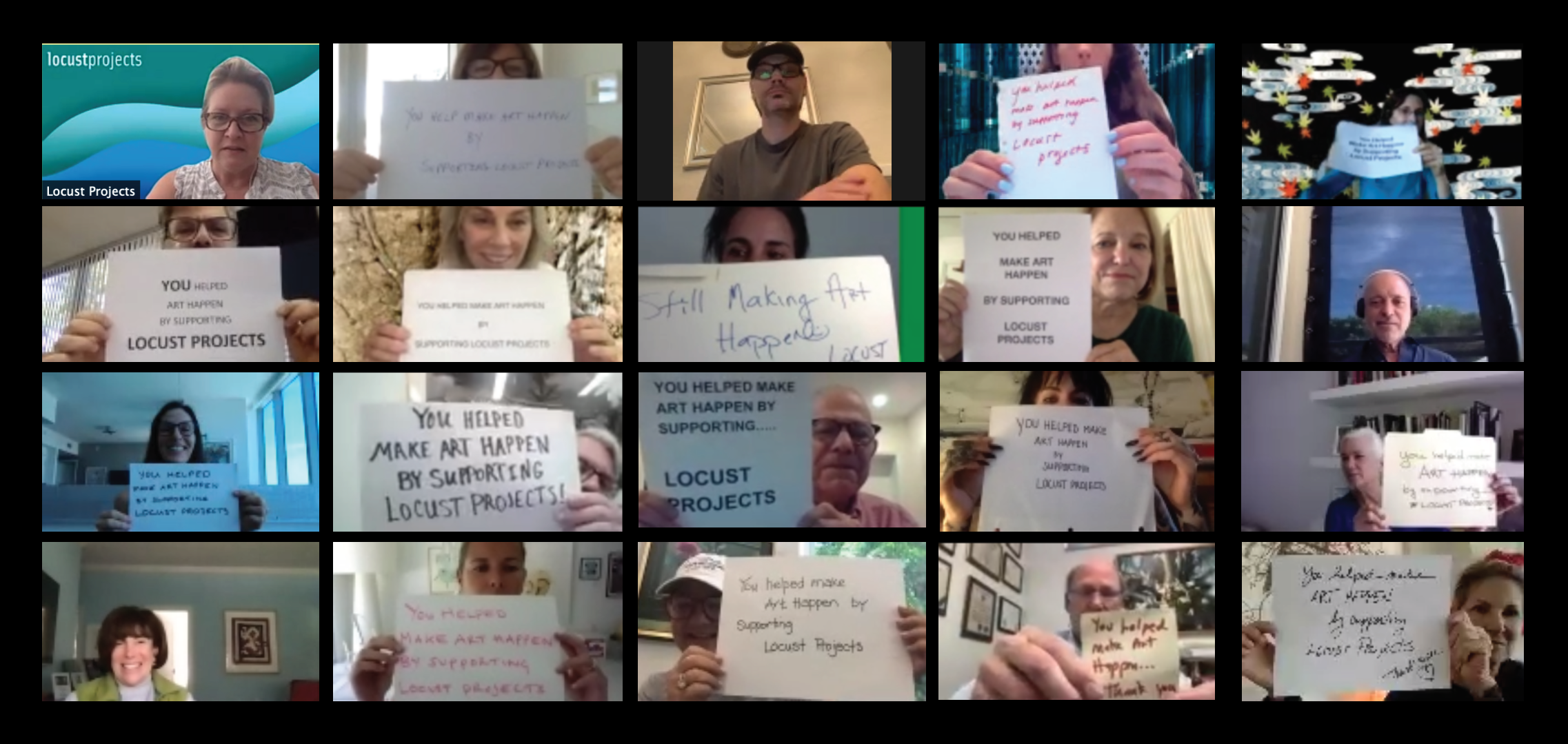 Still Making Art Happen: Action and Advocacy Campaign Spring 2020