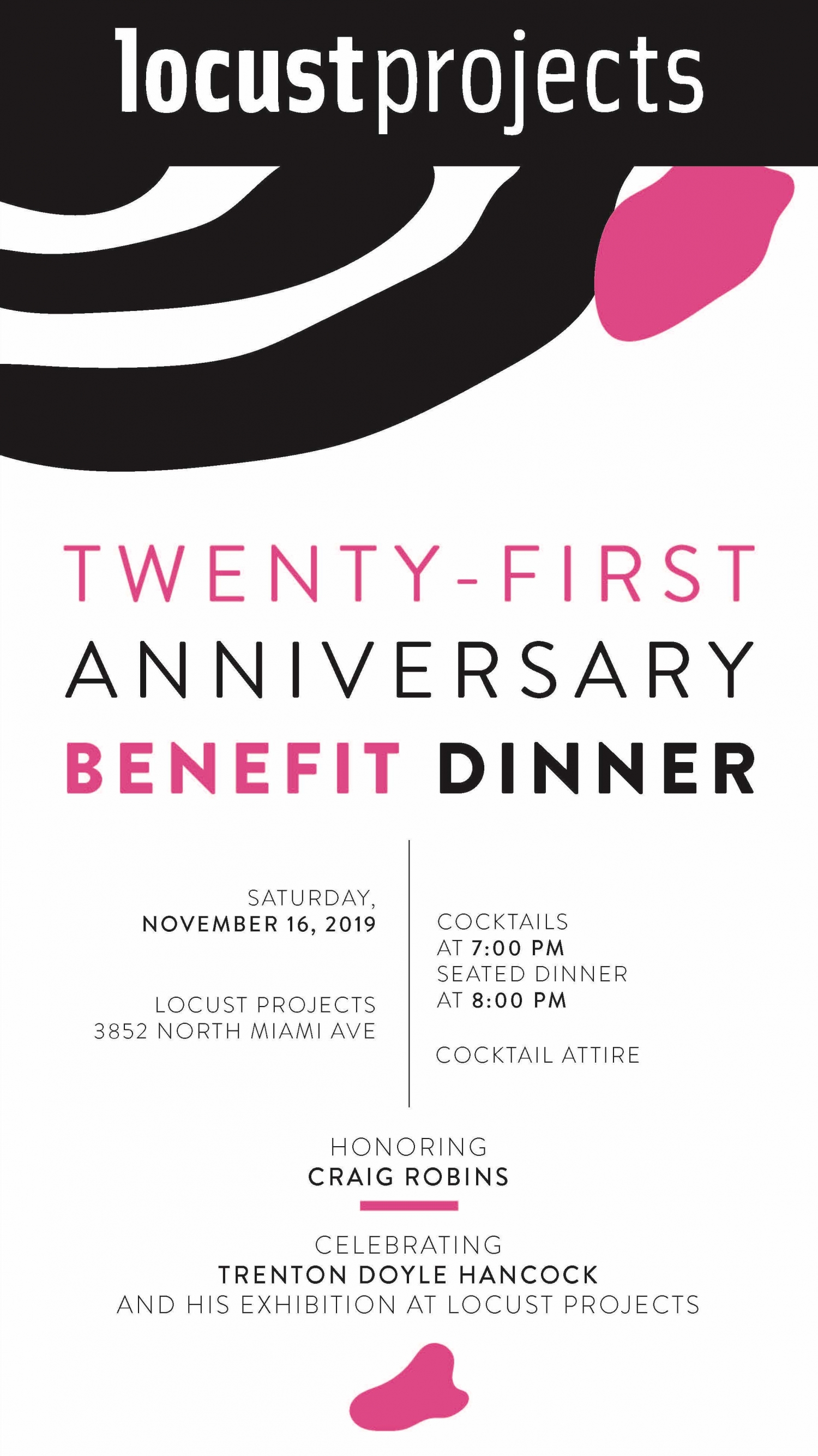 21st Anniversary benefit Dinner