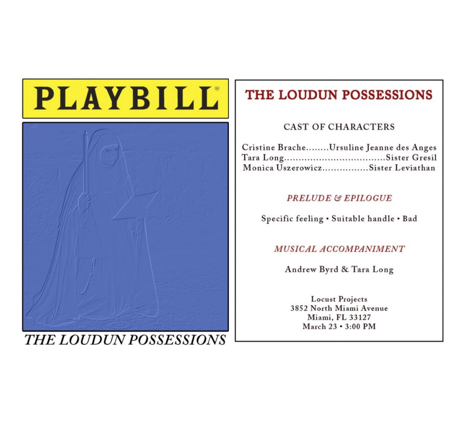 TALK and PERFORMANCE: The Loudun Possessions
