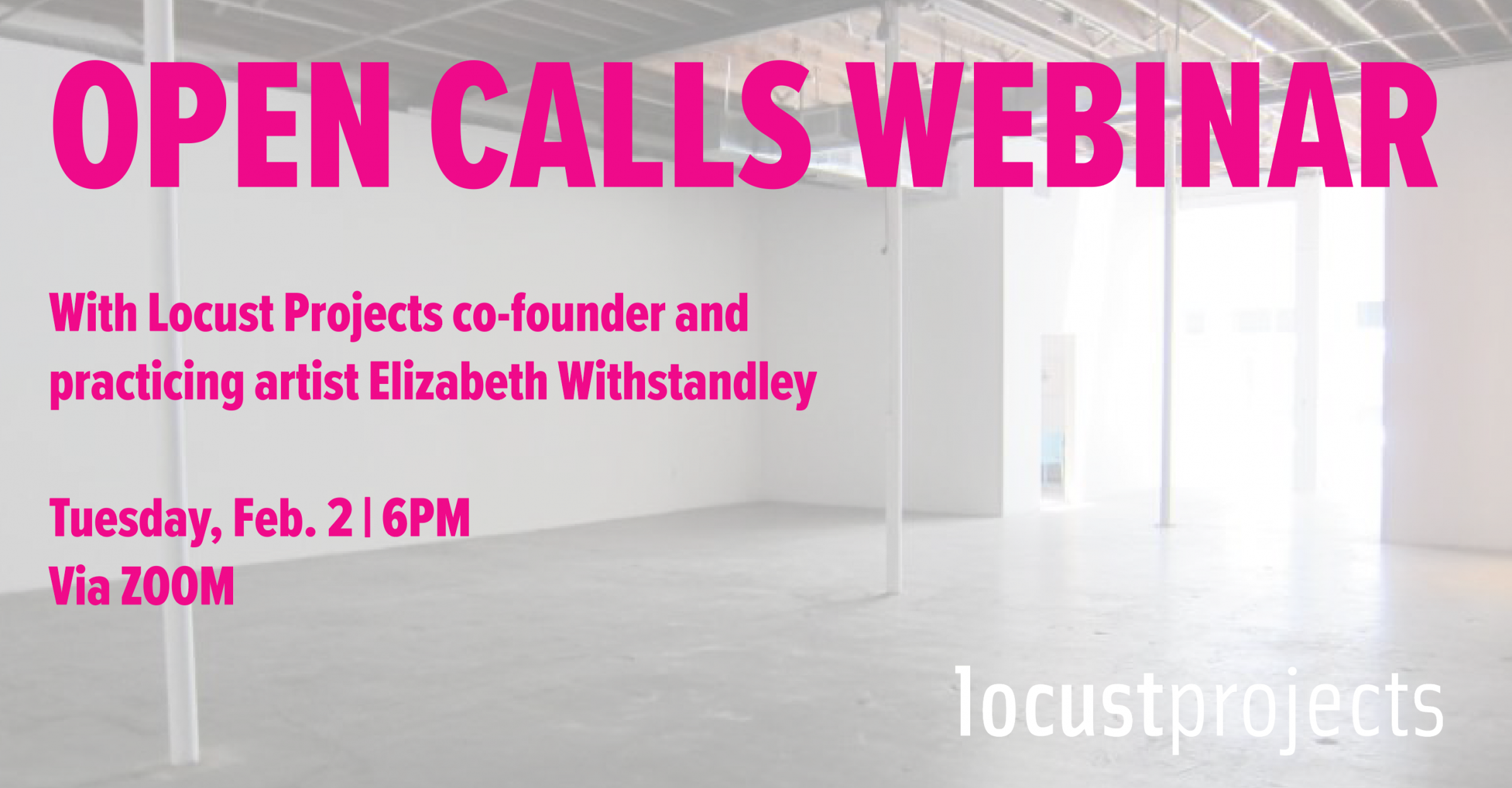 Open Calls Webinar