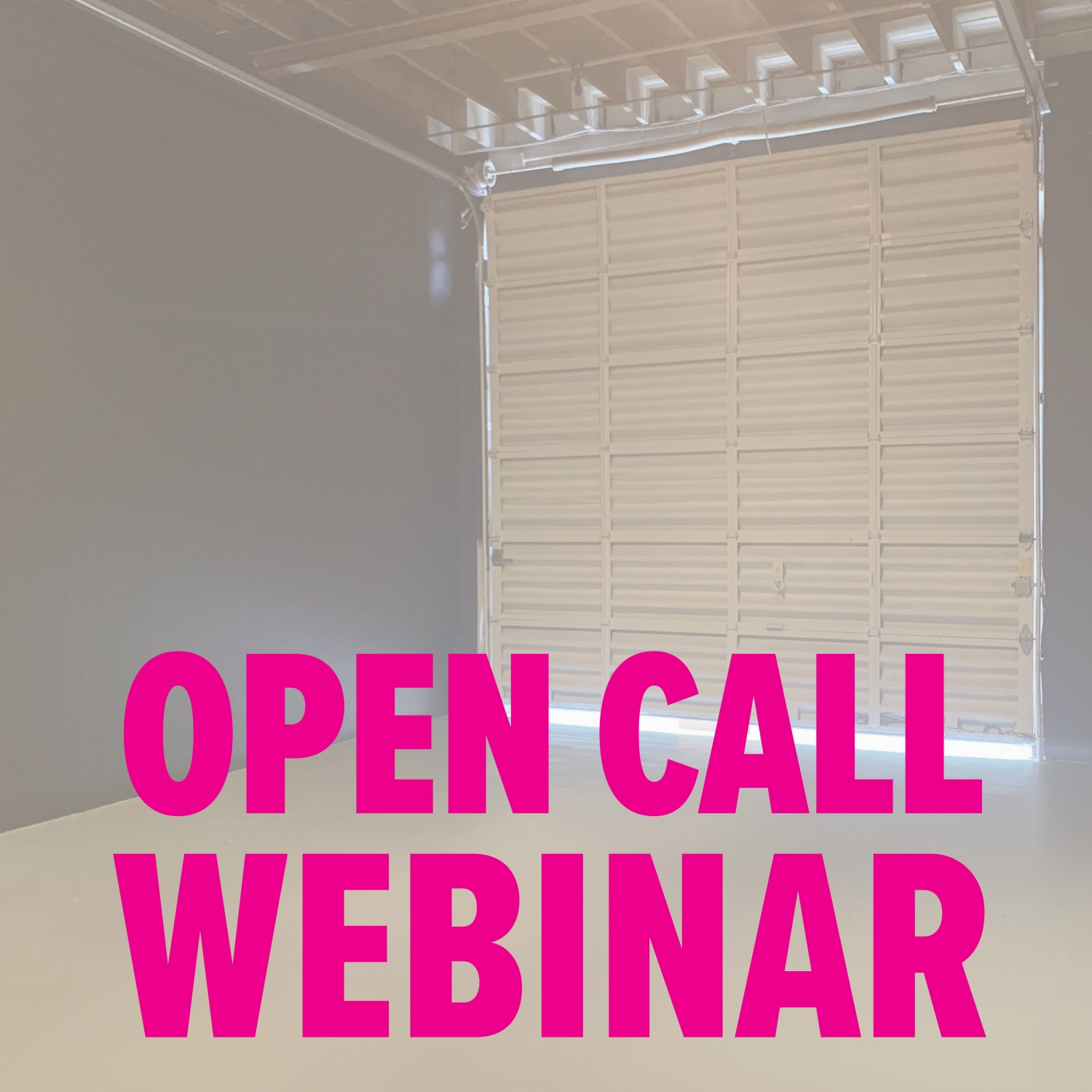 Project Room Open Call Virtual Info Session