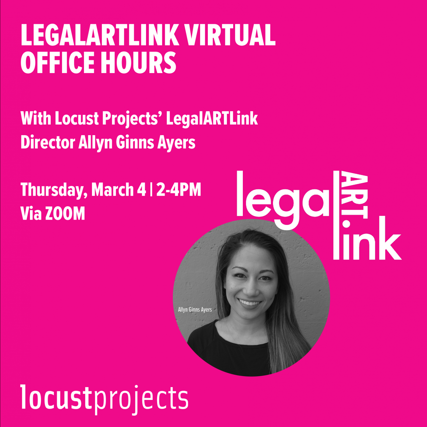 LegalARTLink Virtual Office Hours