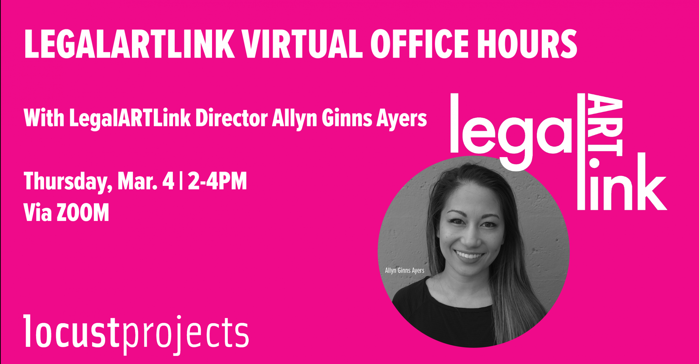 LegalARTLink Virtual Office Hours