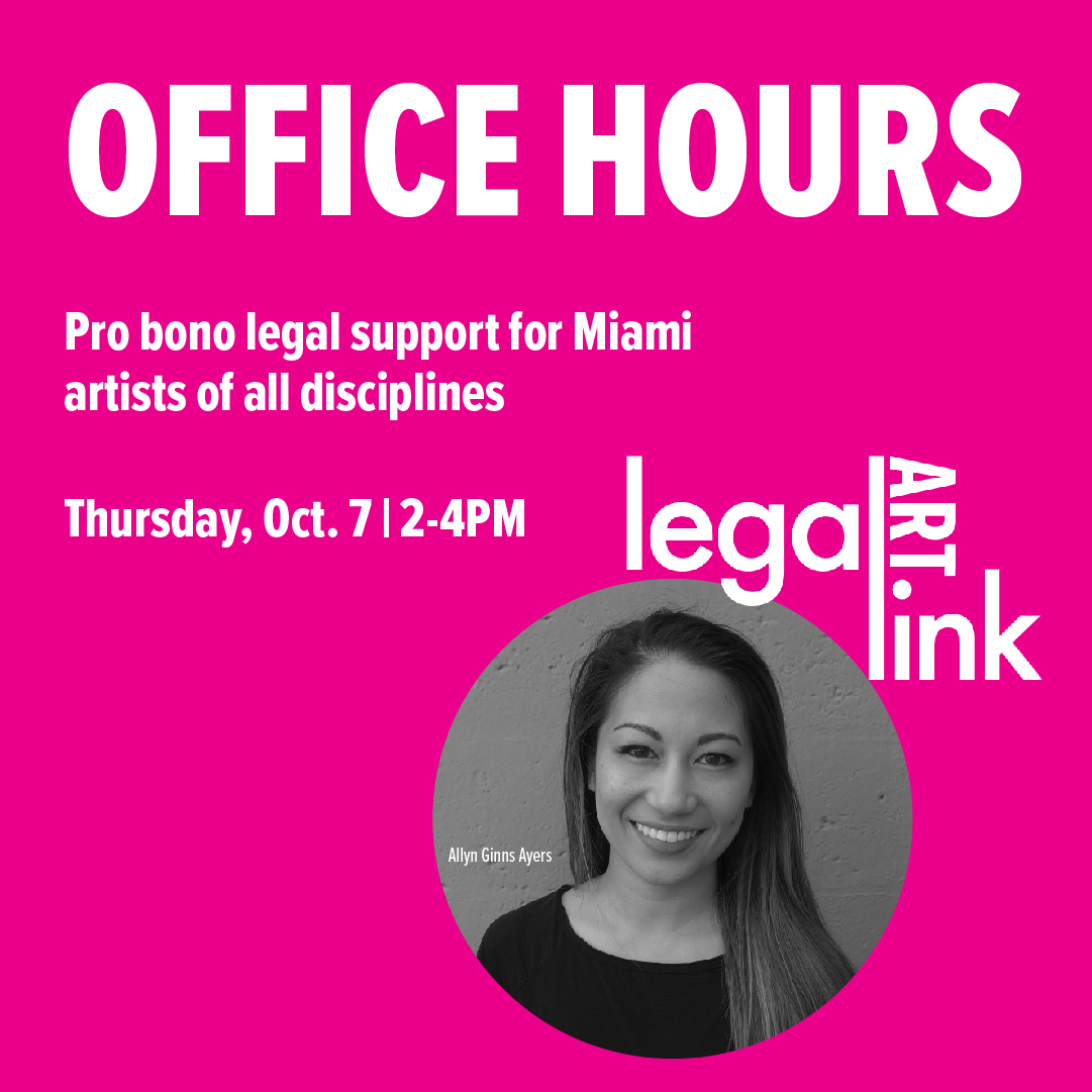 LegalARTLink Virtual Office Hours