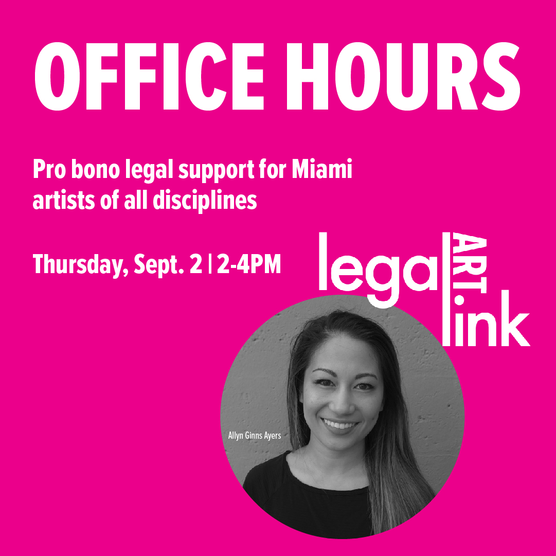LegalARTLink Virtual Office Hours